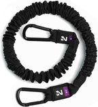 Iron Neck Resistance Band, Durable Exercise Band with Steel Carabiners for Neck Training, Strength Workouts, Stretching, and Rehab