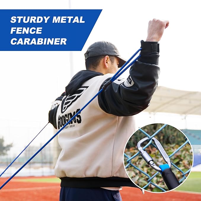 SunNordik Resistance Bands for Pitchers, Baseball & Softball Training Equipment for Improving Arm Strength & Pitching Training, Baseball Pitching Bands for All Skill Levels