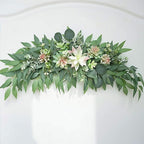 CDQL Artificial Succulents Swag Decorative Swag,Green Leaves Wedding Arch,Greenery Swag,Farmhouse Wedding Arch Flower,Table Centerpieces Wall Decor (1)