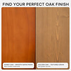 Homeforia 18 inch Floating Shelf Oak, High End Solid Real Wood 18inch Long Floating Shelves for Wall Mounted, Honey Oak Wooden 18in Floating Shelves, Heavy Duty Bracket, 18 X 6.5 X 1.75 inch, Set of 2