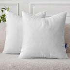 MIULEE Set of 2 Throw Pillow Inserts 24x24 Inches, Non-Woven Decorative Pillow Inserts for Living Room
