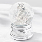 THINGS REMEMBERED Engraved Inspirational Prayer Scroll Musical Snow Globe, Plays “Amazing Grace” Music, Beautiful and Unique Gift (Free Customization)
