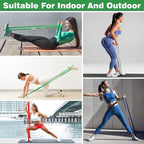 Resistance Bands for Working Out, Exercise Bands, Workout Bands, Pull Up Assistance Bands for Body Stretching Training Physical Therapy Muscle Training for Men & Women