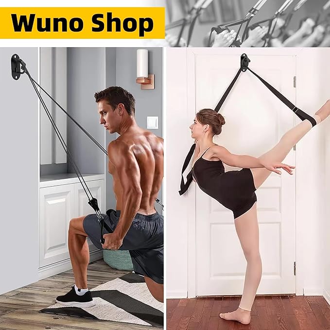 Resistance Band Wall Anchors System, Wall Mount Workout Anchors for Exercise Bands