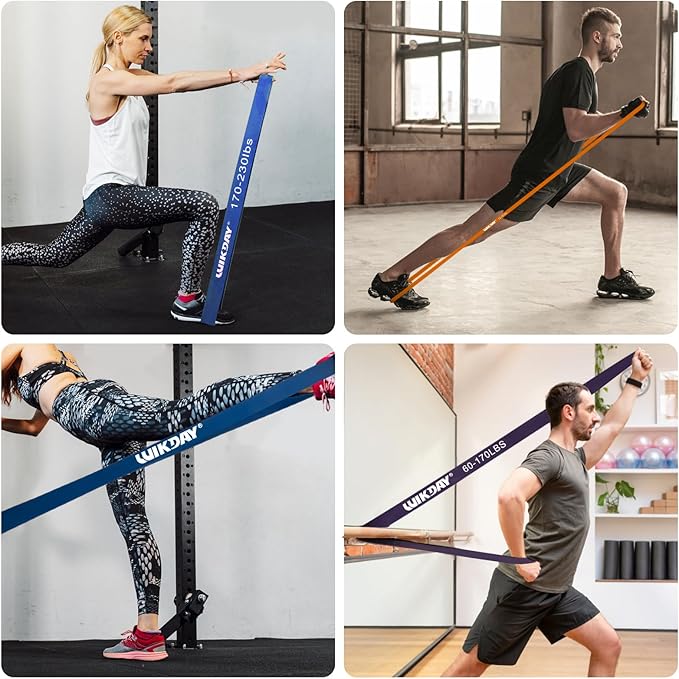 Resistance Bands for Working Out, Exercise Bands, Workout Bands, Pull Up Assistance Bands for Body Stretching Training Physical Therapy Muscle Training for Men & Women