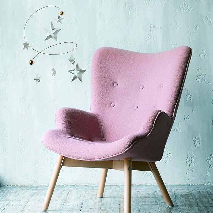 Starry Night 7 Mobile with 7 Hanging Stars - f163b - 11 inches - Handmade in Denmark by Flensted