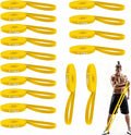 16-Pcs Resistance Bands Set - Premium Elastic Workout Bands for Home Gym, Strength Training, Yoga & Physical Therapy