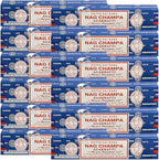 Nag Champa Incense Sticks 15g x 12 and Incense Stick Holder Bundle