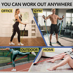 Resistance Bands,Exercise Bands,Resistance Bands for Working Out with Handles for Men and Women,Workout Bands with Door Anchor and Ankle,Strength Training Home Gym Equipment