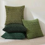 Fancy Homi 4 Packs Decorative Throw Pillow Covers for Living Room Couch Bed, Modern Farmhouse Boho Home Décor Accent Cushion Case, 26" x 26", Green Series