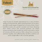 Tulasi Incense Sticks Gift Set – 144 Natural Scented Sticks (12 Fragrances) – Aromatherapy, Meditation, Yoga, Stress Relief, Air Purification – Long-Lasting Fragrance Gift Box (40g)