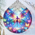 Butterfly Elf Stained Glass Orament - Christmas Ornament - Christmas Decorations for Tree - Holiday Present ldeas - Gift Exchange