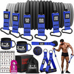 Heavy Resistance Bands for Working Out, 300LBS Exercise Bands with Handles, Workout Bands for Men, Weight Fitness Bands Set for Muscle Training, Strength, Slim, Yoga, Home Gym Equipment