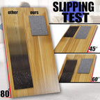 Non Slip Rug Pad Grippers - 3x5 Ft, 1/4" Thick, Felt + Rubber Double Layers Area Carpet Mat Tap, Provides Protection and Cushioning for Hardwood or Tile Floors