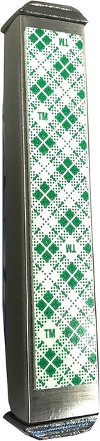 Mezuzah, Easy Mount, Art Glass on Metal Case *Gift Box and Non-Kosher Scroll Included* (Earth)