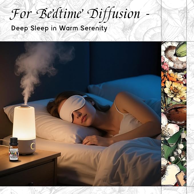 HIQILI Flower of The Dragon Diffuser Oil, Long-Lasting Refill for Humidifiers & Reed Diffusers, Hotel-Grade Scent, Suitable for Home Use - 0.34 Fl Oz