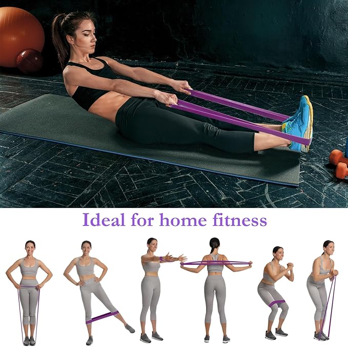 8 Pcs Resistance Bands Pull up Bands Pull up Assistance Bands Exercise Workout Bands for Working Out Muscle Training Physical Therapy Muscle Training Men and Women