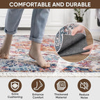 BALEINE Felt Non Slip Rug Pads, Extra Large 1/4" Thick Felt and Rubber Backing, Shock Absorbing Carpet Pad for All Carpets and Hardwood Floors (2x3 Ft)
