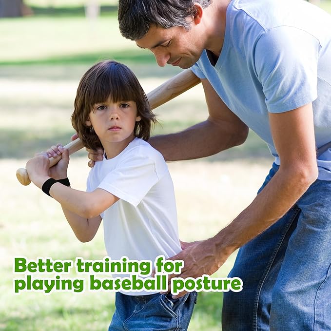 codree Baseball Swing Trainer Bands- Elastic Baseball Softball Hitting Resistance Bands- Baseball Batting Training Aids Equipments for Athletes Improve Batting, Arm Strength