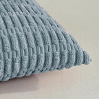 Fancy Homi 4 Packs Decorative Throw Pillow Covers for Living Room Couch Bed, Modern Farmhouse Boho Home Décor Accent Cushion Case, 24" x 14", Light Blue