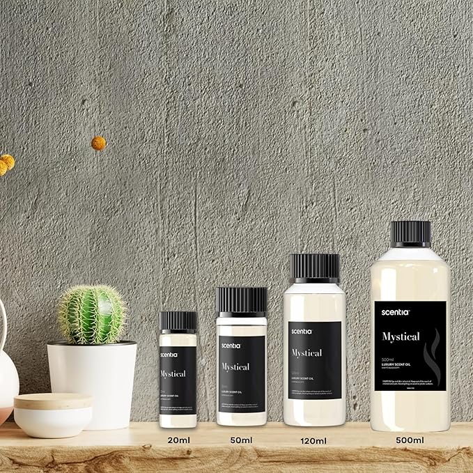 Scentia Hotel Diffuser Oil Inspired by The Wynn, Las Vegas Hotel - 120 mL 4.06 fl oz - Essential Oil Blend Melon, Raspberry, Jasmine & Lemon for Aromatherapy Diffusers - Mystical, Thanksgiving Gift