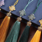 Chinese Knot Tassels Pendant, Handmade Polyester Tassels, Great for Home Decors and Festival Ornament