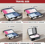 Vacuum Bags for Travel with Rechargeable Pump, 14 Combo (4L/4M/6S) Compression Packing Seal Bags for Luggage Suitcase, Space Saver for Clothing and Clothes Storage Travel