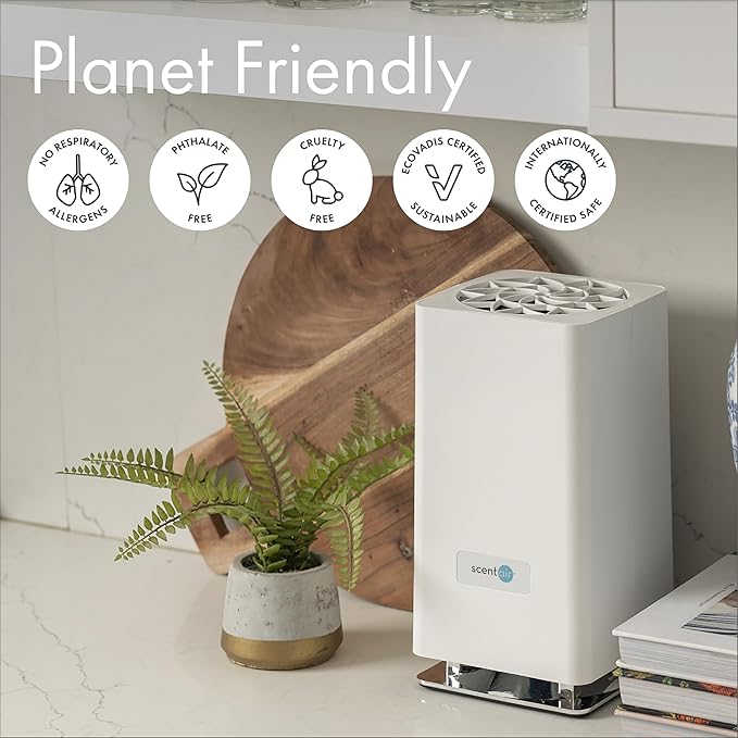 ScentAir Whisper Home Monthly Plug-in Refill, Fragrance Cartridge for Home and Office, Eucalyptus Mint