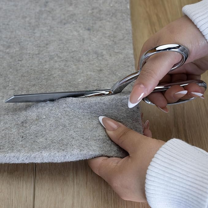 RUGPADUSA - Eco-Plush - 11'x15' - 1/2" Thick - 100% Felt - Luxurious Cushioned Rug Pad - Available in 3 Thicknesses, Many Custom Sizes