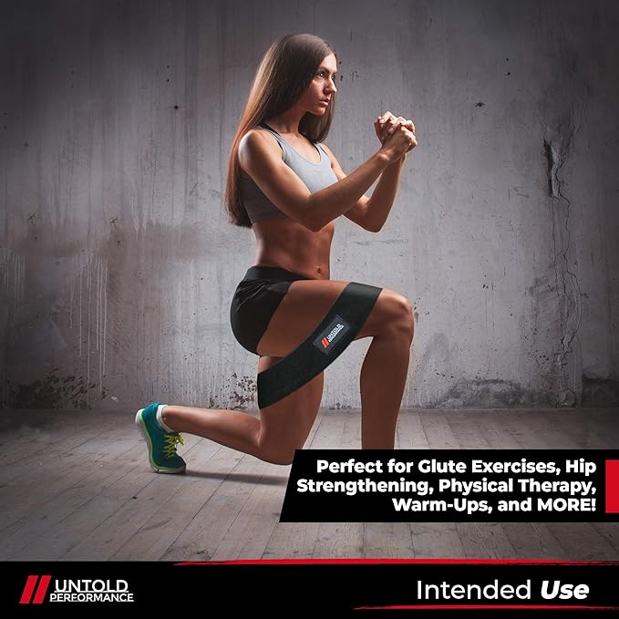 Heavy Resistance Bands - Hip Bands for Working Out, Premium Exercise Bands Resistance, Durable Resistance Bands for Strength, Flexibility & Glute Workouts