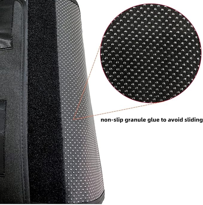 Wanty Sofa Armrest Organizer Couch Arm Chair Caddy Sofa Cover Storage Holder for Remote Control Magazine Book Smart Phone Tablet Drinks and Water Bottle (Black)