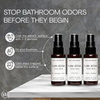 Muse Apothecary Flush Ritual - Aromatic & Refreshing Toilet Spray, Use Before You Go, Infused with Natural Essential Oils - Travel Size Mini Collection, 0.45 oz, 3 Pack