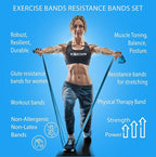 Resistance Bands Professional 8,16, 25, 50 Yards Bulk Rolls. Latex-Free Elastic Physical Therapy Band. No Scent, No Powder - Perfect for Home Exercise, Yoga, Pilates, Gym, Rehab, Workout