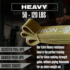 Pull Up Assistance Bands for Working Out - Resistance Bands Set for Men, Exercise, Workout, Fitness, Strength, Weightlifting, Training, Powerlifting, Stretch, Crossfit WOD