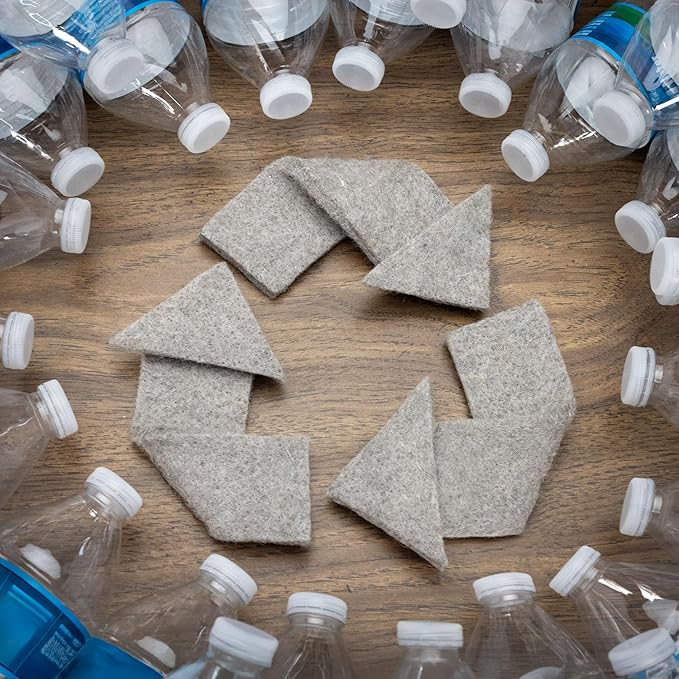RUGPADUSA - Eco-Plush - 8'10" x 11'10" - 3/8" Thick - 100% Felt - Extra Cushioned Rug Pad - Available in 3 Thicknesses, Many Custom Sizes