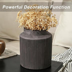 Farmhouse Vase for Home Decor, Vintage Rustic Terracotta Flower Vase Suitable for Home Decor, Living Room, Shelf, Dining Table. Large 7.2 * 9 in