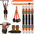 Pull Up Assistance Bands, Adjustable Heavy Duty Resistance Band for Pull Up Bar, Pull Up Assist Bands with Feet Rest for Strength Training, Home Fitness Workout Equipment, Height Adjustable