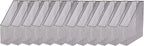 YBM HOME Steel Mesh Wall Magazine File Holder for Home & Office Organization, Serves as a Magazine Rack, Desk Organizer, Letter and Mail Bin, Holds Up to 20 Magazines - 12-Pack Silver, 1111-12