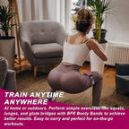 BFR Occlusion Bands for Women Glutes,Blood Flow Restriction Bands for Legs, Butt & Hip Building, Workouts, Best Fabric Resistance Bands for Squat Butt & Thigh