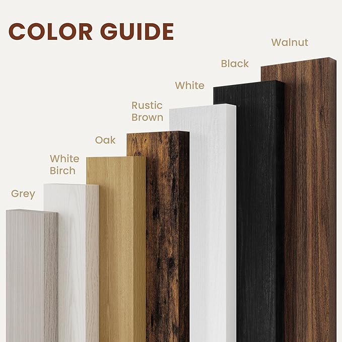Vivelove 12 Inch Deep Floating Shelves for Wall, 48x12 Shelves with Invisible Brackets, for Living Room Bedroom, Farmhouse Rustic Shelves Home Decor, Set of 2, Rustic Brown