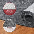 Waterproof Rug Pad, 6x9 ft Area Rug Non-Slip Carpet Pad, Non-Slip Rug Pads for All Floors and Finishes, Felt Pad for Hardwood Floors, Keeps Carpets in Place Soft and Safe