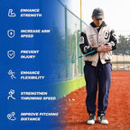 SunNordik Resistance Bands for Pitchers, Baseball & Softball Training Equipment for Improving Arm Strength & Pitching Training, Baseball Pitching Bands for All Skill Levels