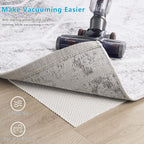 Non Slip Area Rug Pads Non Skid Rug Gripper 3x5 Feet Extra Thick Pad Anti-Slip Carpet Rug Mats for Hardwood Surface Floors, Keep Rugs Safe and in Place (3 x 5 Ft)