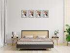 2 Packs Sports Magazine Frame Fits Measuring 8.5 x 11.25 Inch Magazine Display Frame with White Core Matting and Installed Hangers for Wall Hanging