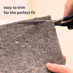 KOECKRITZ RugLock 8'4" x 11'4" Rug Pad – Non-Slip Felt & Rubber Dual Surface Rug Gripper, 0.345" Thick Cushion, Strong Grip Floor Protection, Safe for All Floors