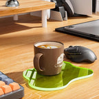 Acrylic Coaster for Desk, Clear Bar Drink Coaster, Clear Cloud Shape Coffee Cup Coaster, Perfect for Tabletop Protection and Accessories Display.