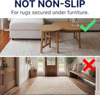 RUGPADUSA - Eco-Plush - 6'x8' - 1/4" Thick - 100% Felt - Premium Cushioned Rug Pad - Available in 3 Thicknesses, Many Custom Sizes