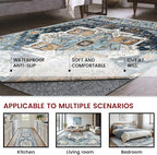Waterproof Rug Pad, 10x14 ft Area Rug Non-Slip Carpet Pad, Non-Slip Rug Pads for All Floors and Finishes, Felt Pad for Hardwood Floors, Keeps Carpets in Place Soft and Safe