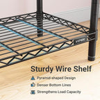 VIPEK V5C Portable Clothes Closet Wardrobe Bedroom Armoires Heavy Duty Covered Clothes Rack, Black Metal Clothing Rack with Grey Oxford Fabric Cover, Adjustable Custom Closet Rack 68.9"Lx15.7"Wx76.4"H