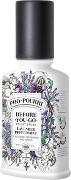 Poo-Pourri Before-You-Go Toilet Spray, Lavender Peppermint, 4 Fl Oz - Lavender, Peppermint and Citrus